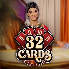 32 Cards slot logo by Ezugi at Lizaro Casino