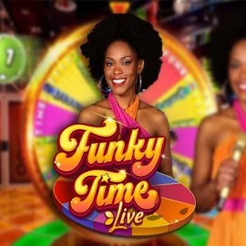 Official Live Casino logo: Funky Time by Evolution at Lizaro Casino