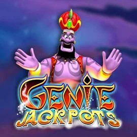 Genie Jackpots slot visual from Blueprint Gaming available on lizaroo-casino.nl