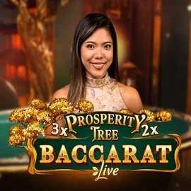 Prosperity Tree Baccarat logo by Evolution at Lizaro Casino
