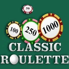 Roulette slot logo by OneTouch Games at Lizaro Casino