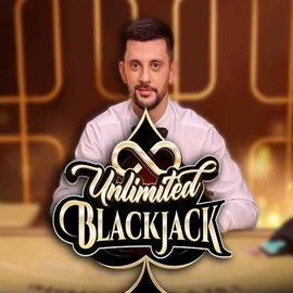Unlimited Blackjack game by Ezugi – logo hosted on Lizaro Casino